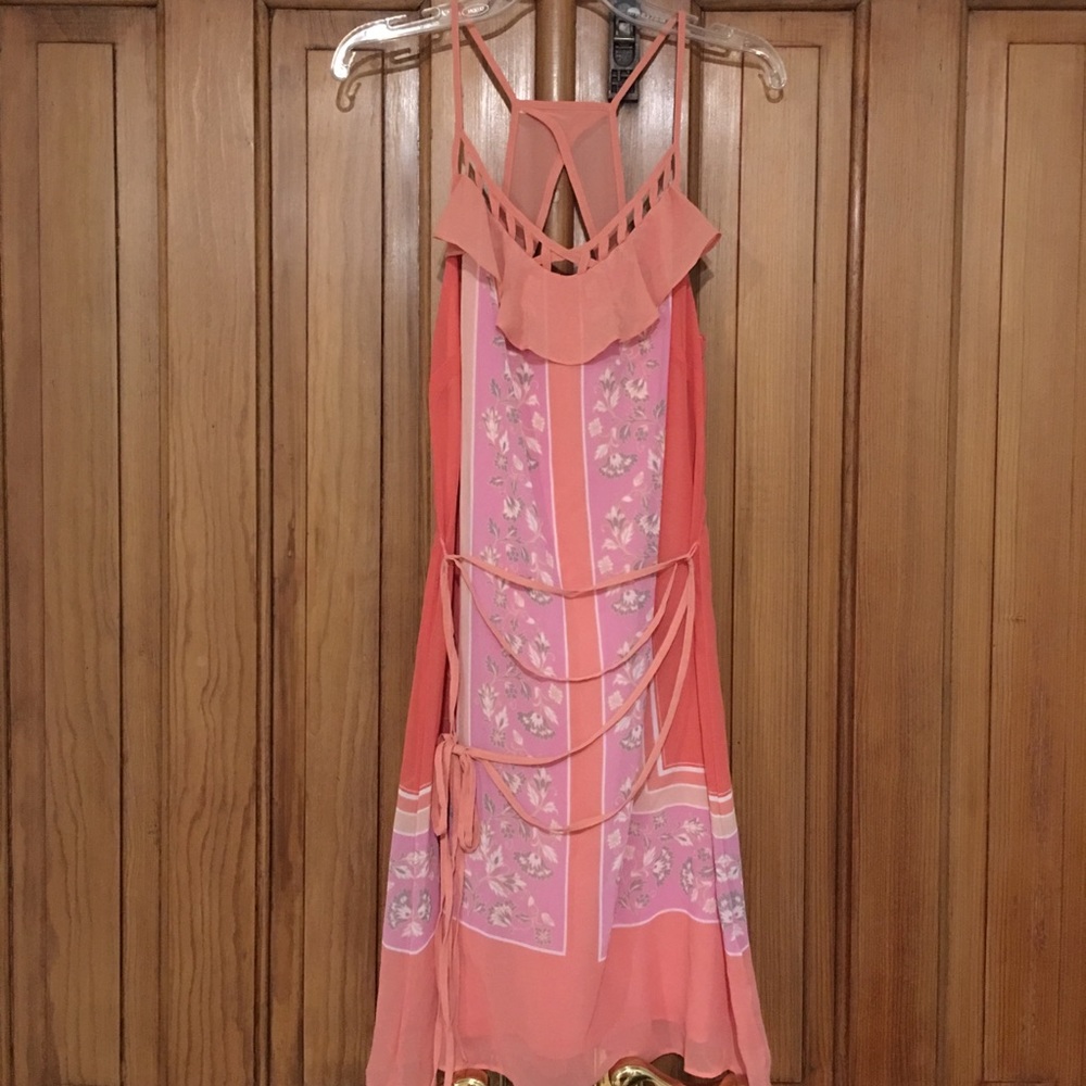 Lauren Conrad pink dress
